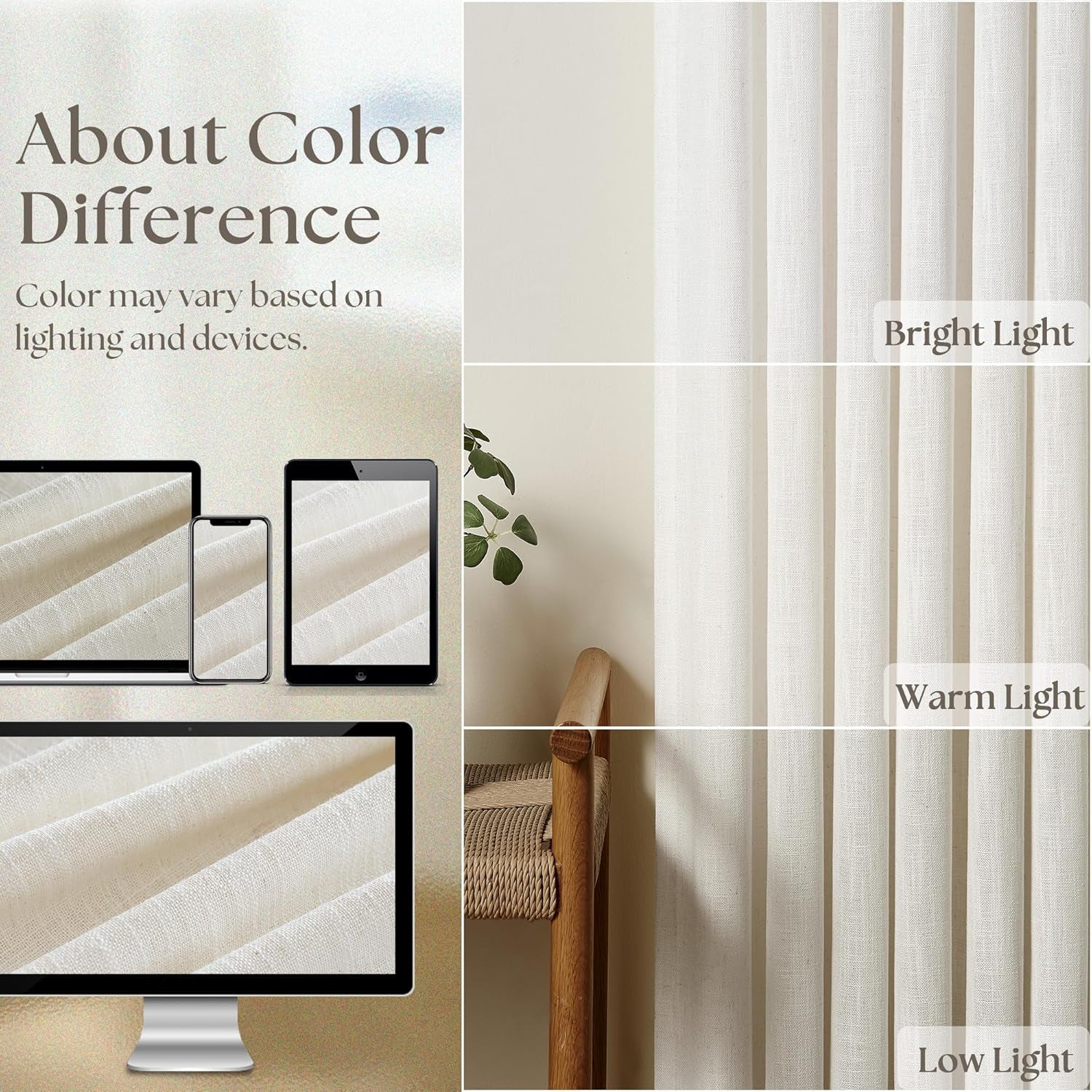 natural-pinch-pleated-linen-semi-sheer-84-inch-curtains-2-panels-pinch-pleat-hooks-rings-back-tab-cream-ivory-birch-boho-neutral-textured-linen-window-curtain-for-living-room-bedroom