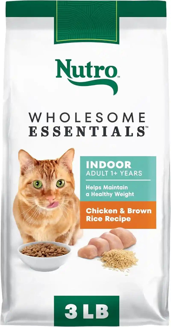 Nutro Wholesome Essentials Indoor Adult Dry Cat Food, Chicken & Rice, 5 Lb | Real Chicken #1 Ingredient, Natural Prebiotic Fiber for Digestion, Vitamin E & Selenium Antioxidants, Supports Whole Body14