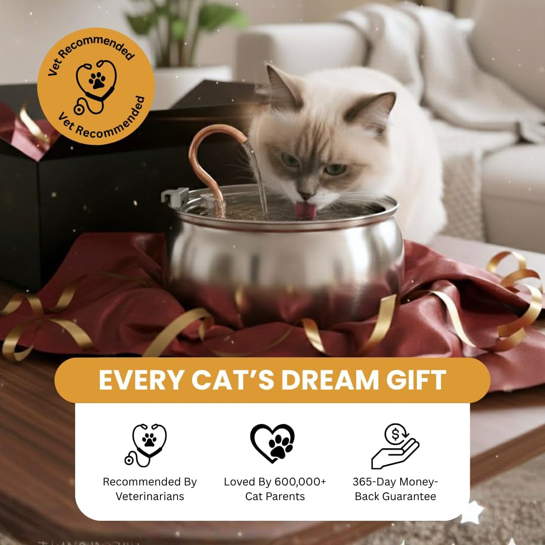 the-kittyspout-stainless-steel-wireless-cat-water-fountain-4l-108oz
