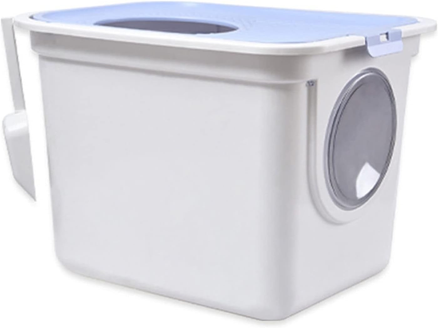 dog-potty-training-toilet-large-closed-cat-litter-box-pan-double-door-design-potty-top-entry-type-anti-splashing-supplies-with-pet-plastic-scoopb