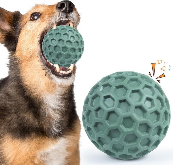 Tough Dog Chew Toys for Aggressive Chewers, Indestructible Dog Balls for Aggressive Chewers, Squeaky Balls for Dogs, Squeaky Toys for Large Dogs, Funny Heavy Duty Ball10