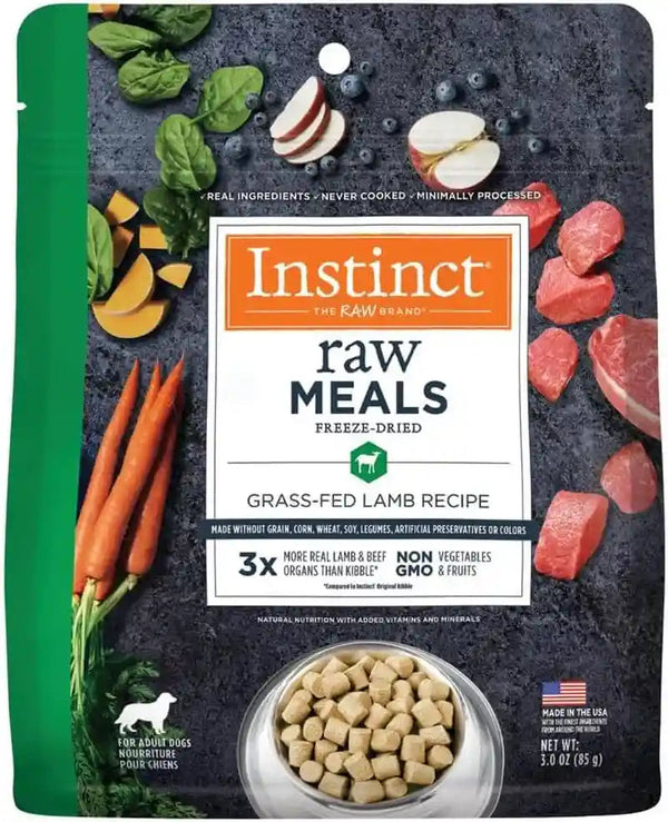 Instinct Freeze-Dried Meals, Freshdried Bites, Natural Dog Food, Grain-Free - Grass-Fed Beef, 25 Oz. Bag20