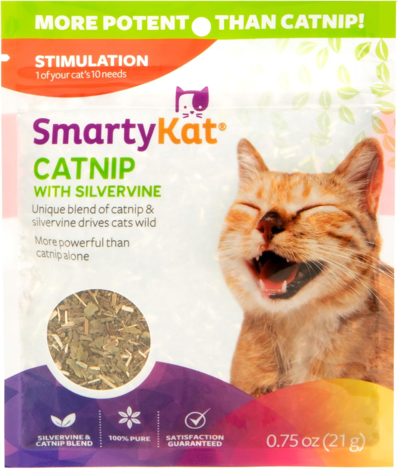 smartykat-natural-catnip-canister-100-natural-cat-nip-for-cats-premium-dried-catnip-for-indoor-cats-positive-training-aid-for-play-and-exercise-resealable-shaker-bottle-2-ounces