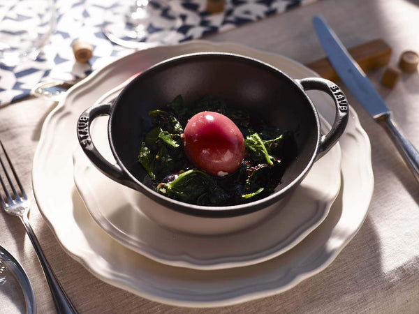 STAUB Baby Wok, 0.5-Qt, Graphite Gray3