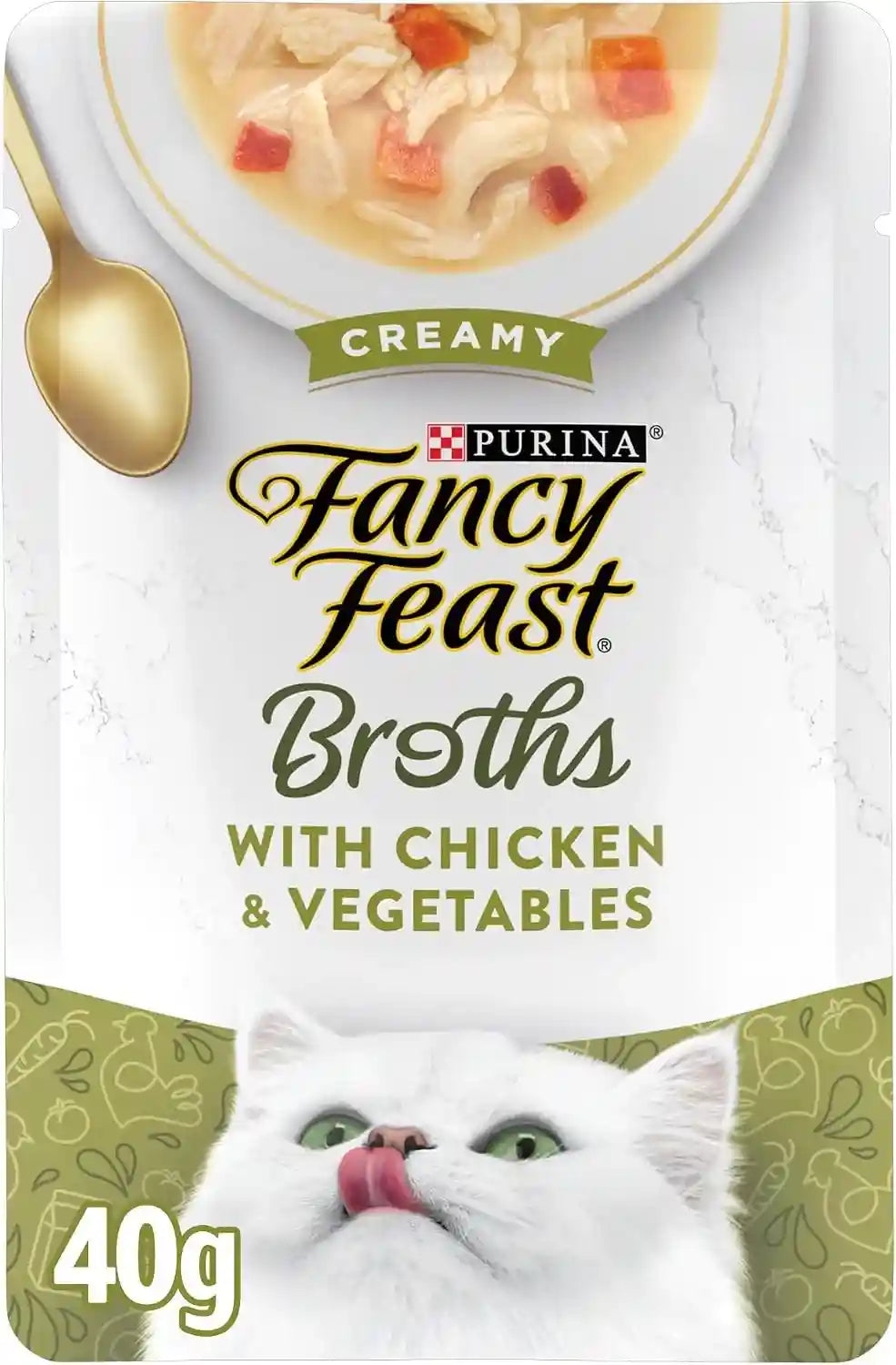 purina-fancy-feast-broths-classic-with-chicken-and-vegetables-lickable-wet-cat-food-broth-topper-pack-of-16-1-4-oz-pouches