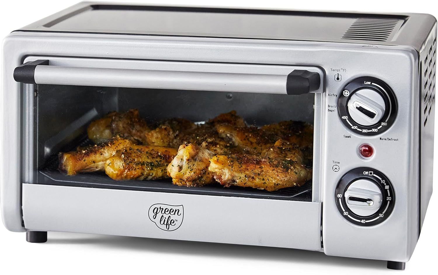 countertop-toaster-oven-air-fryer-stainless-steel-healthy-ceramic-nonstick-pfas-free-tray-basket-bake-broil-reheat-adjustable-temp-time-control-auto-shutoff-black