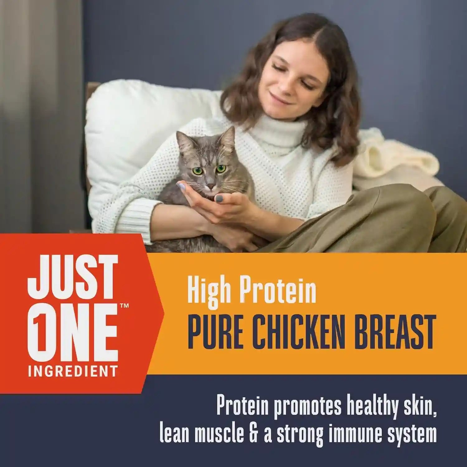 whole-life-cat-just-one-chicken-freeze-dried-cat-treats-human-grade-high-protein-food-healthy-training-snacks-freeze-dried-chicken-food-toppers-usa-made-natural-treats-4-oz-pack-of-1