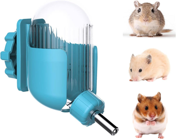Hamster Water Bottle with Magnetic Holder, 3.4 Oz Water Dispenser for Syrian Dwarf Hamster Mouse Rat Degu8