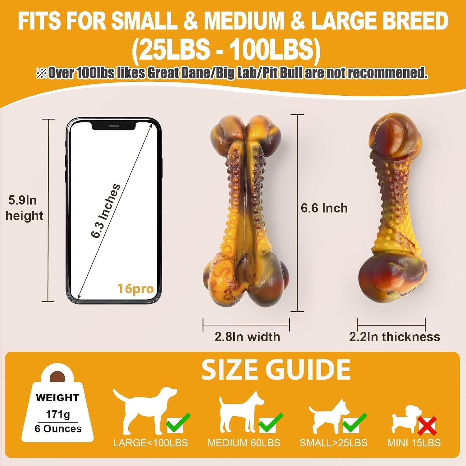 dog-chew-toys-for-aggressive-chewers-2pack-indestructible-dogs-bone-toy-for-large-small-medium-breeds-durable-tough-nylon-dog-toys-to-keep-them-busy-puppy-teething-dogs-toy-bone-beef-bacon-flavor