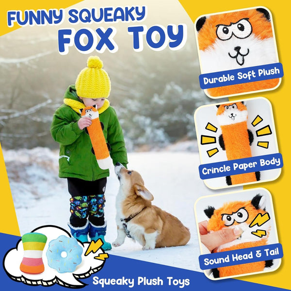 Puppy Toys for Teething, 9 Pack Interactive Dog Toys for Small Dogs, Puppy Chew Toys for Boredom with Rope Toys, Treat Ball and Cute Squeaky Toys3
