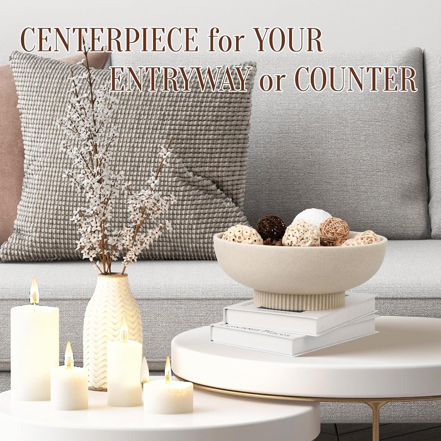 large-resin-pedestal-decorative-bowl-modern-handicraft-bowls-for-home-decor-fruit-bowl-for-kitchen-counter-key-bowl-for-entryway-table-artificial-stone-beige