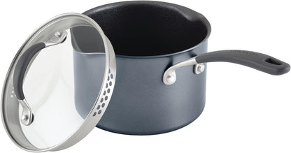A1 Series with Scratchdefense Technology Nonstick Induction Cookware/Pots and Pans Set, 10 Piece - Graphite14
