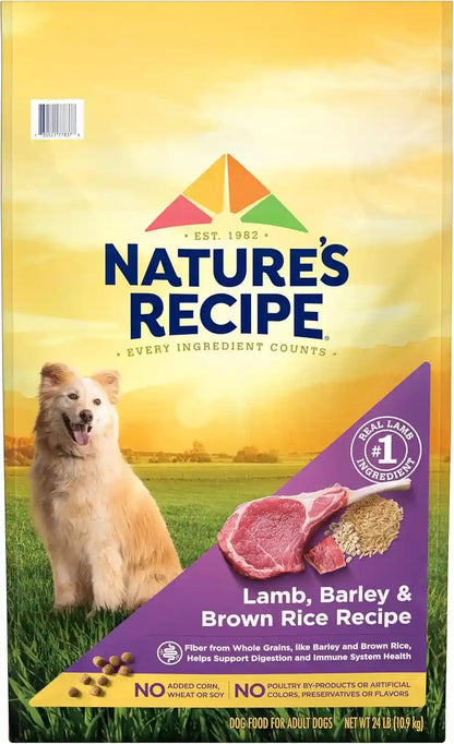 Nature′S Recipe Chicken, Barley & Brown Rice Recipe Dry Dog Food, 24 Lb. Bag16