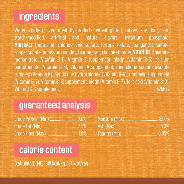 Purina Friskies Extra Gravy Wet Cat Food Chunky Chicken in Savory Gravy - (Pack of 24) 5.5 Oz. Cans7