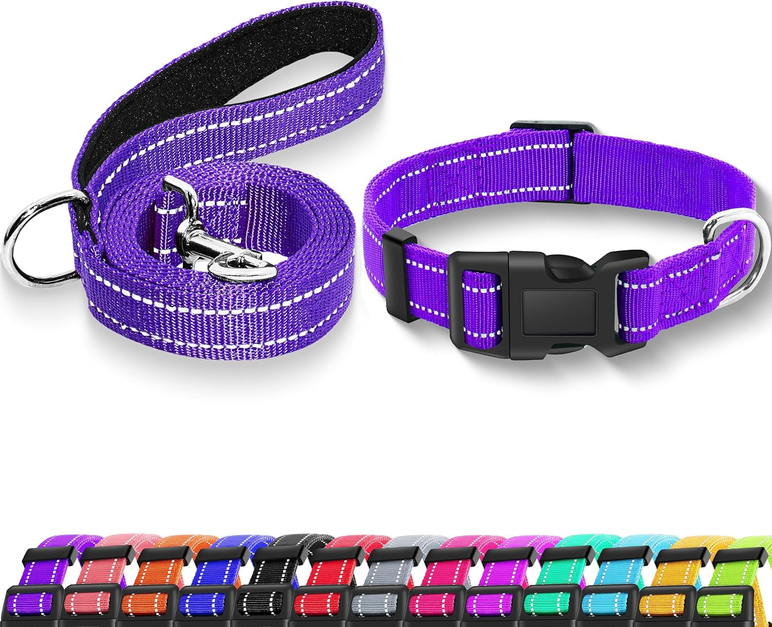 reflective-dog-collar-with-safety-locking-buckle-adjustable-soft-breathable-nylon-collars-for-small-medium-and-large-dogscollar-leash-xs-width-5-8-turquoise-adjustable-soft-breathable-nylon-collars-for-small-medium-and-large-dogs-xs-width-5-8-turquoise