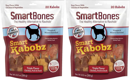 Smartbones Smart Kabobz with Real Chicken, Pork and Duck, Rawhide-Free Chews for Dogs, 18 Count9