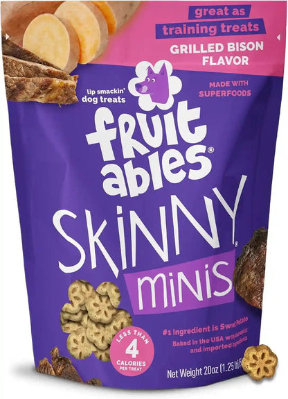 Fruitables Skinny Mini Dog Treats, Training Treats, Bacon & Apple, 12Oz | Healthy Dog Treats, Crunchy Dog Biscuits, Healthy Puppy Treats, Limited Ingredient, Training Rewards, Made in USA16