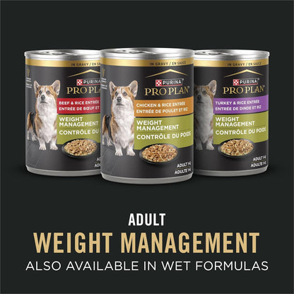 Purina Pro Plan Adult 7 plus Weight Management Shredded Blend Chicken and Rice Formula Senior Dog Food - 6 Lb. Bag7