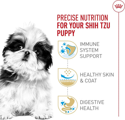 ROYAL CANIN Breed Health Nutrition Shih Tzu Puppy Dry Dog Food, 2.5 Lb Bag. | Tailored Nutrition for Shih Tzu Puppies, Small Kibble Size for Easy Chewing, Supports Healthy Skin and Coat4