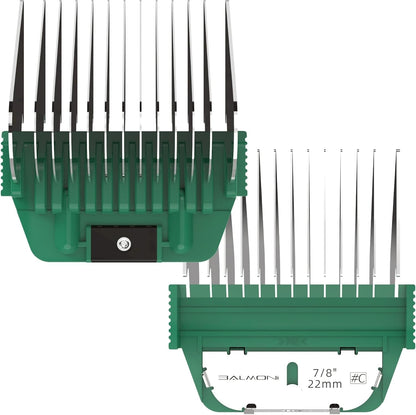 Stainless Steel A5 Wide Guide Comb – Metal Attachment for A5 Wide Blades, Compatible with Wahl KM, Andis, Oster, Heiniger – Smooth & Durable Grooming Guard (6Mm - 1/4")7