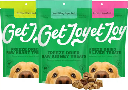 Get Joy Freeze Dried 100% Beef Liver Dog Treats, 4Oz | Single Ingredient Organ Meat, High Protein Raw Dog Food Topper, Snack & Training Rewards | Grain Free, Gluten Free, Filler Free13
