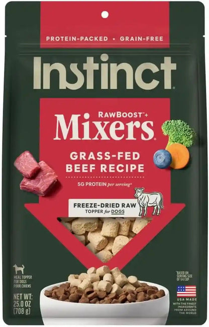 Instinct Freeze Dried Mixers, Dog Food Toppers, Gut Health, 5.5 Oz. Bag33