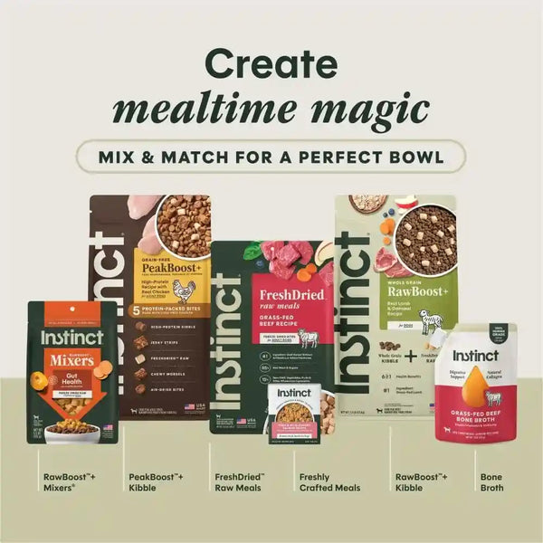 Instinct Freeze-Dried Meals, Freshdried Bites, Natural Dog Food, Grain-Free - Grass-Fed Beef, 25 Oz. Bag8