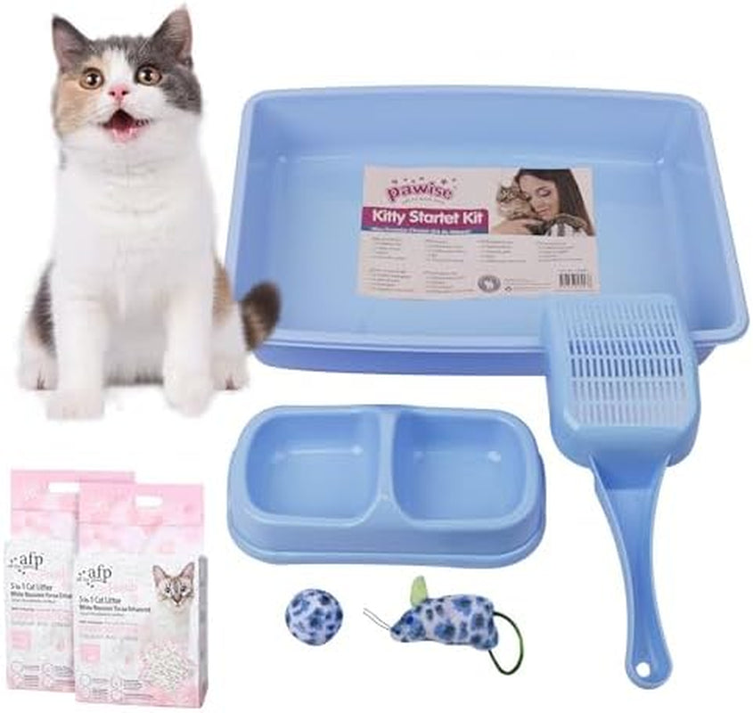 pawise-tofu-cat-litter-2-pack-and-pawise-small-cat-litter-box