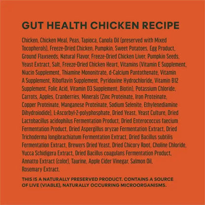 Instinct Rawboost Gut Health, Dry Dog Food + Freeze Dried, Chicken, 3.5 Lb.6