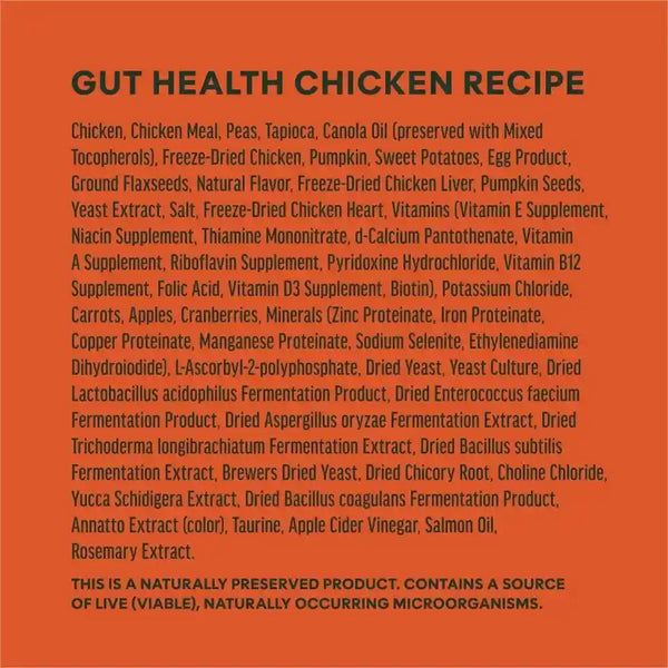 Instinct Rawboost Gut Health, Dry Dog Food + Freeze Dried, Chicken, 3.5 Lb.6