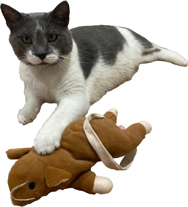 SPOT Big Mouse Bertha Cat Toy with Catnip – Lifelike Plush Mouse, Crinkle Sound, Large 7In Size, for Cuddling, Chasing, Playing – Assorted Colors13
