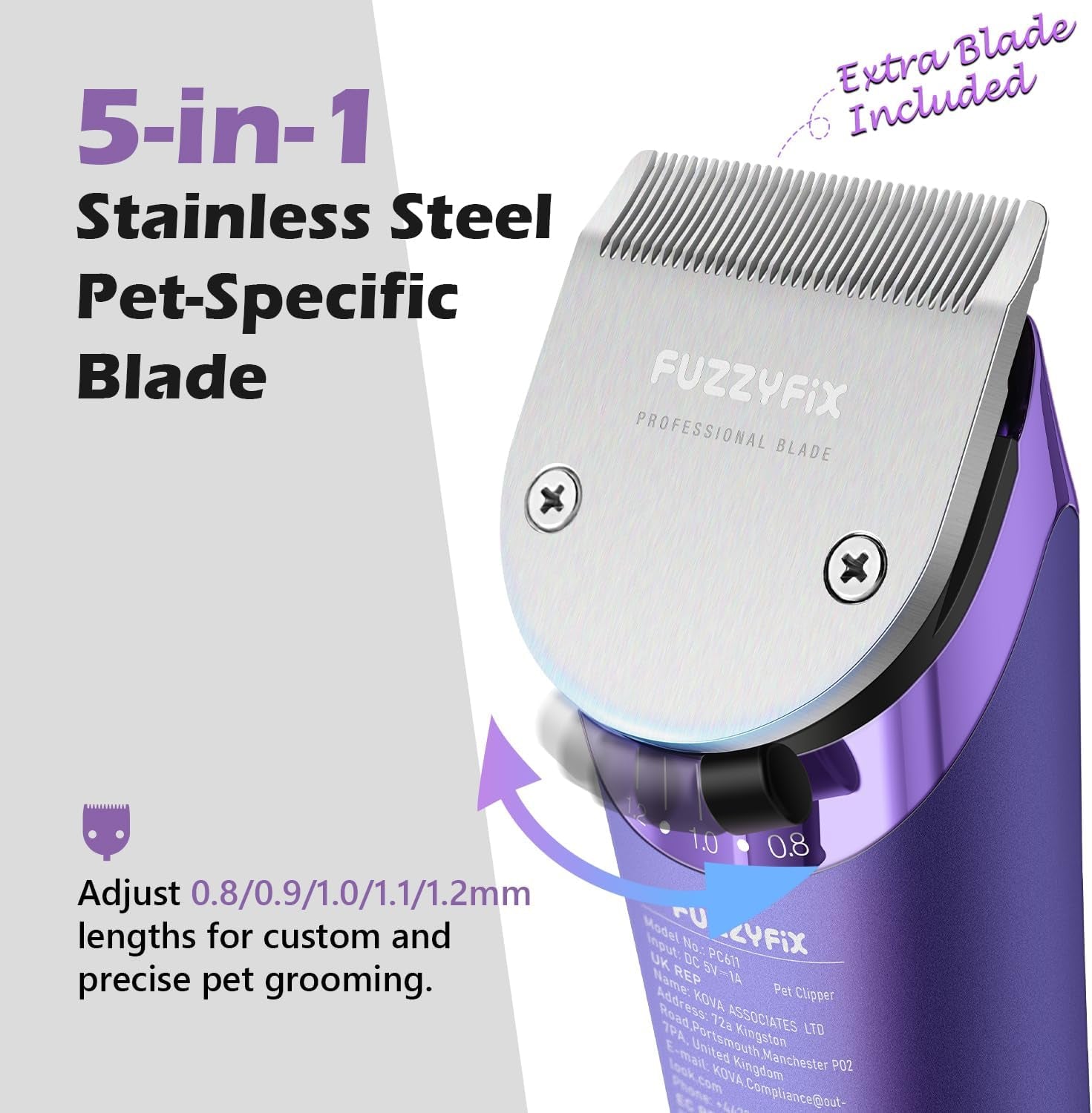 professional-dog-grooming-clipper-with-5-in-1-replacement-blade-adjustable-blade-cordless-pet-grooming-kit-2-speed-trimmer-hair-shaver-with-detachable-metal-combs-nova-for-animal-horse