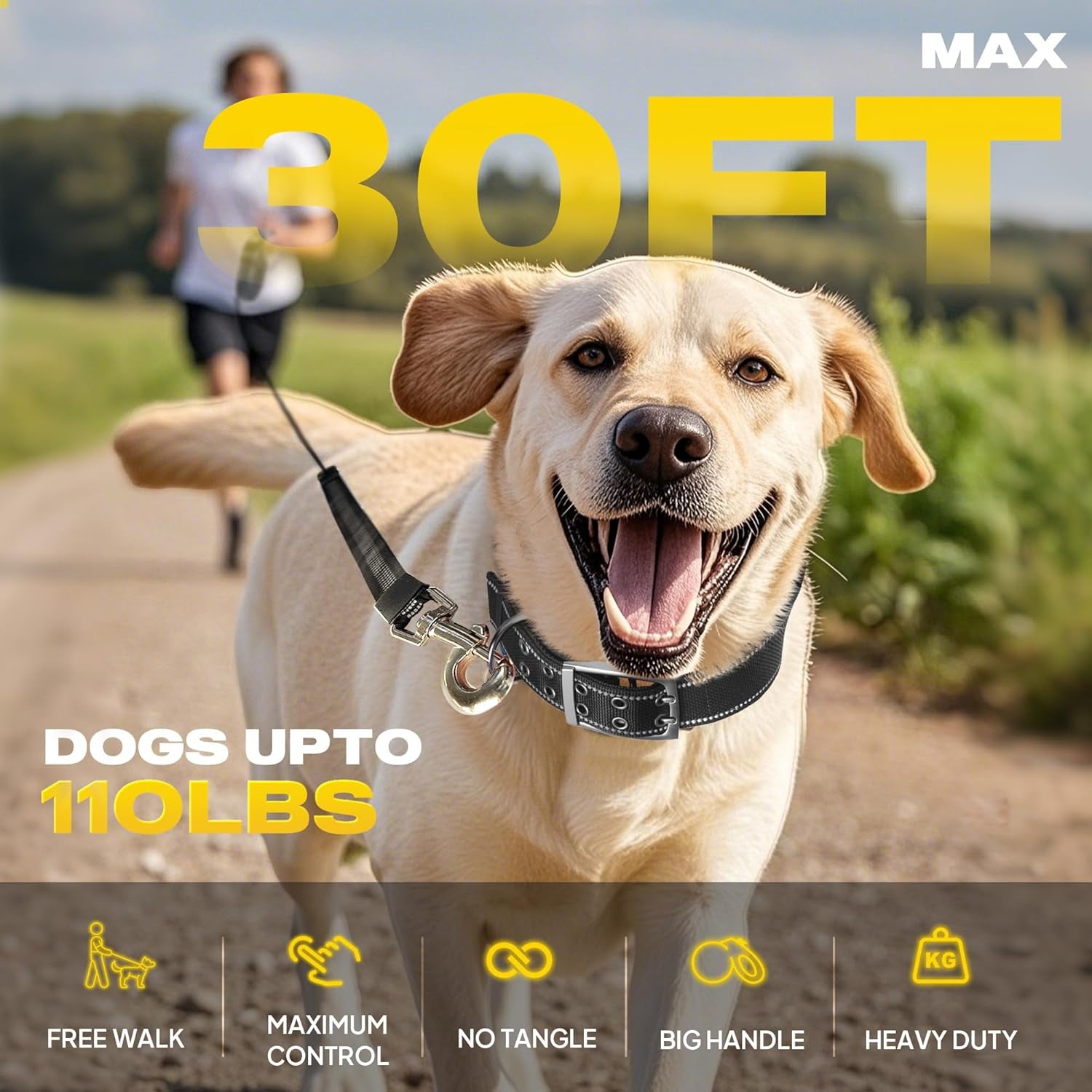 fida-upgraded-retractable-dog-leash-30ft-heavy-duty-pet-walking-leash-for-medium-large-breed-up-to-110-lbs-360-tangle-free-long-retract-dog-lead-soft-grip-one-hand-brake-black