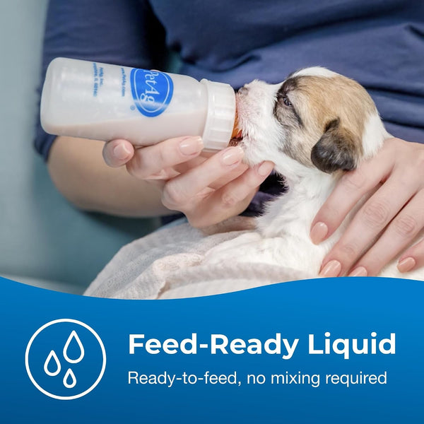 Petag Esbilac Puppy Milk Replacer Liquid - 16 Oz - Resealable, Ready-To-Feed Formula with Vitamins for Newborn Puppies to 1 Year - Easy to Digest - Storable & Portable5