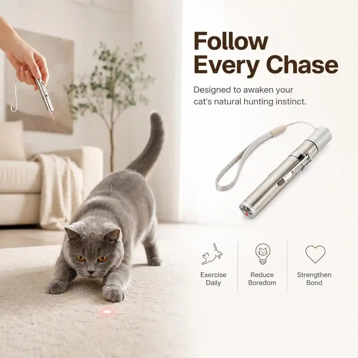 lbingbrother-2-pack-cat-toys-usb-rechargeable-kitten-toy-3-light-modes-portable-interactive-pet-dog-cat-mouse-toy-for-fun-chase-play-exercise-direct-usb-charging-3-light-modes-aluminum-body-pocket-clip-wrist-strap-indoor-play