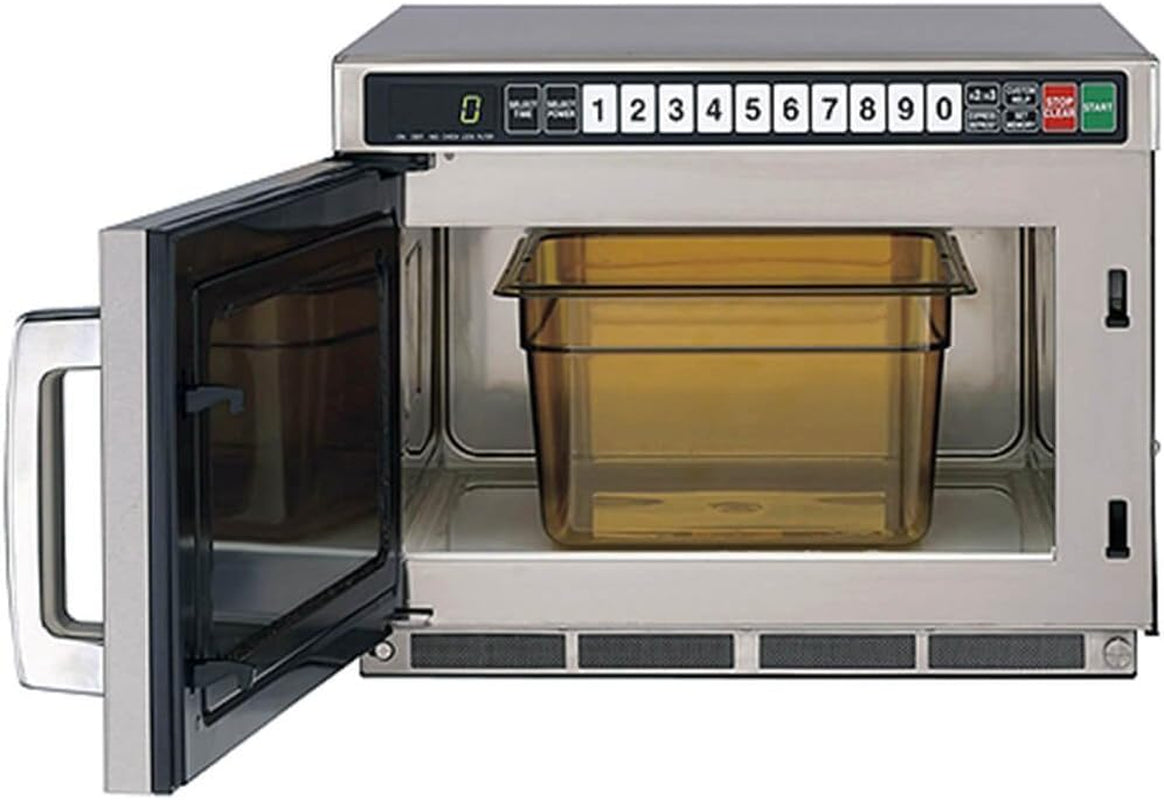 r-cd2200m-commercial-microwave-oven-twintouch-heavy-duty-with-dual-touchpads-2200-watt-0-75-cubic-foot-capacity-stainless-steel
