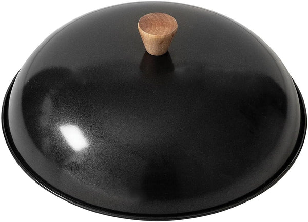 JOYCE CHEN Classic Series 14-Inch Uncoated Carbon Steel Wok Set with Lid and Birch Handles, 4 Pieces8