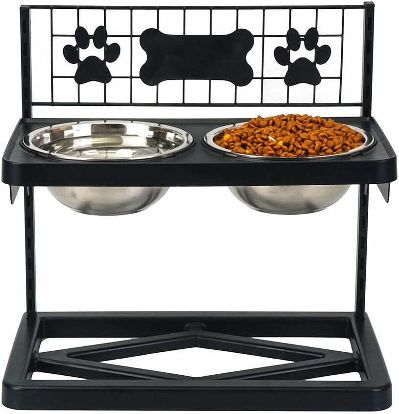 elevated-dog-bowls-raised-pet-feeder-adjustable-dog-bowl-stand-with-stainless-steel-bowls-and-abs-frame-double-dog-feeding-station-with-paw-print-bone-decor-for-medium-large-dogs