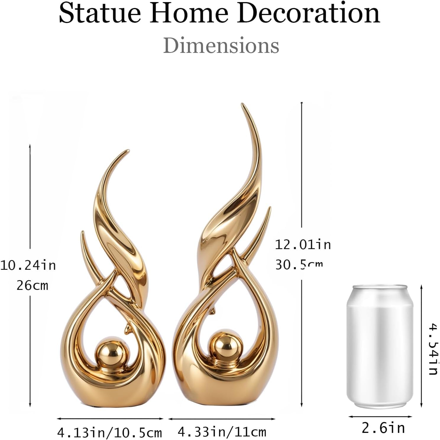 2-pcs-gold-ceramic-statues-for-home-decor-accents-modern-abstract-art-sculptures-elegant-tabletop-decorative-objects-for-dining-room-entryway-tv-stand-mantel-coffee-table-centerpieces