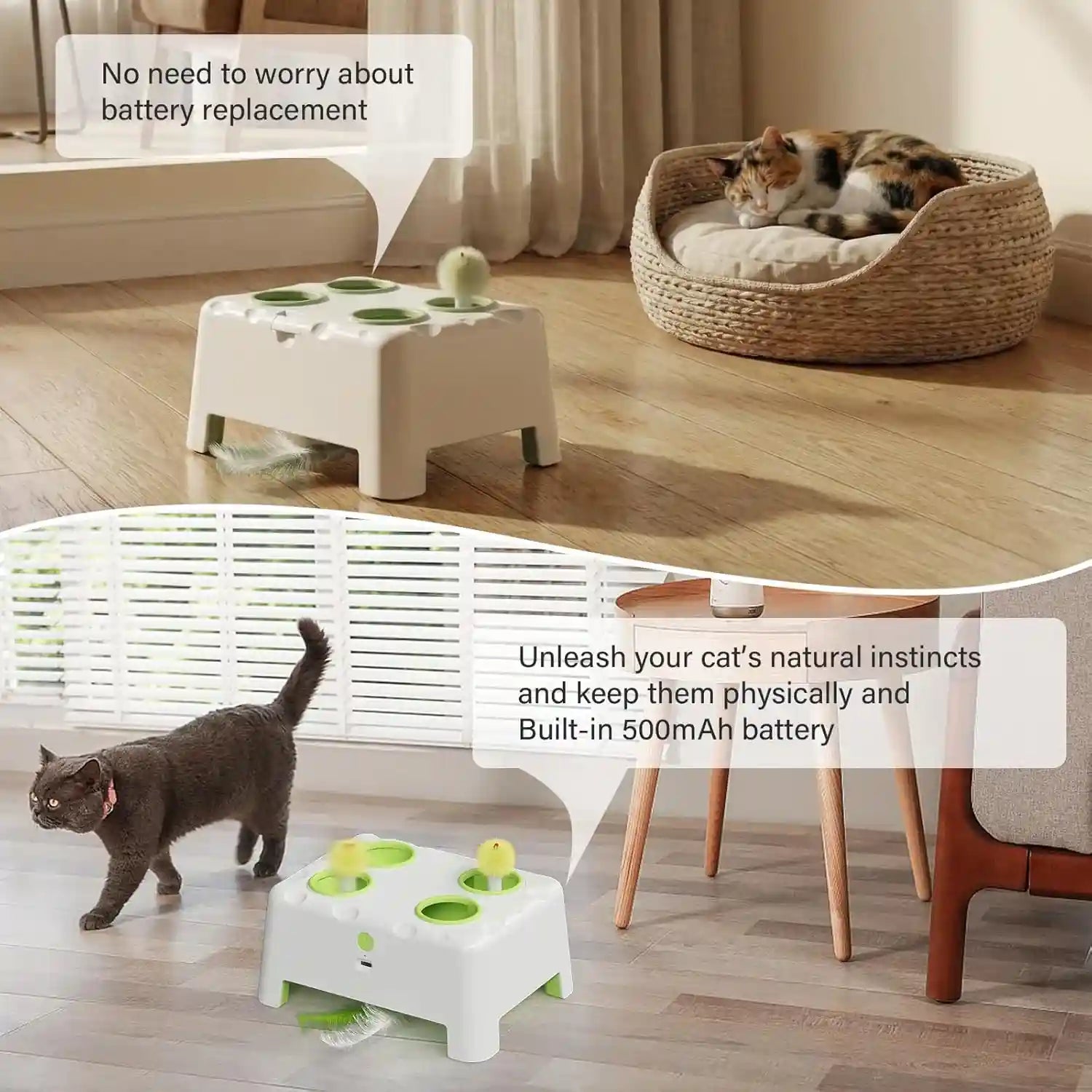 magic-house-interactive-cat-toy-with-3-modes-rechargeable-whack-a-mole-feather-toy-for-indoor-cats-4-holes-4-accessories