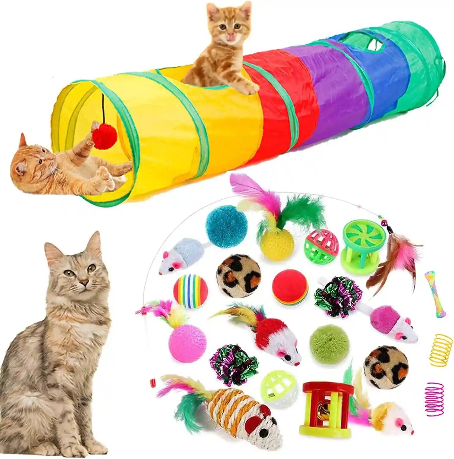 32pcs-cat-toys-kitten-interactive-pet-toys-assortments-foldable-rainbow-tunnel-teaser-wand-fluffy-mouse-crinkle-balls-bell-play-for-puppy-kitty-3-way