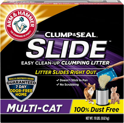 Arm & Hammer Slide Multi-Cat Easy Clean-Up Litter, 19 Lb (033200973577)1