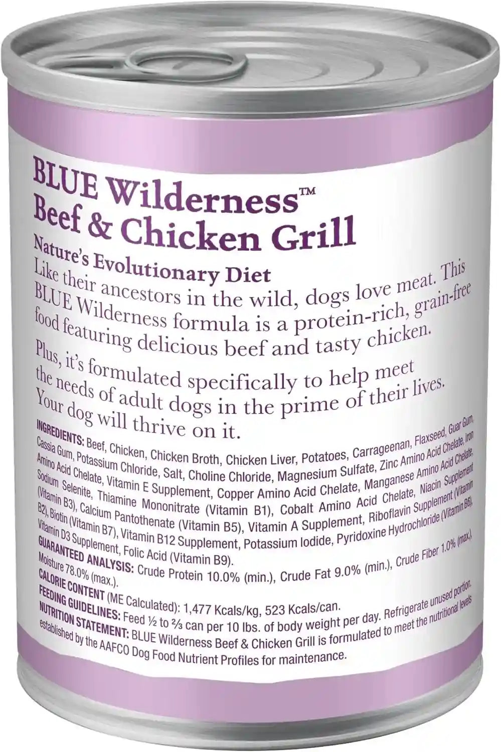 blue-buffalo-wilderness-grain-free-adult-wet-dog-food-beef-chicken-grill-32g-protein-per-can-12-5-oz-can-pack-of-12