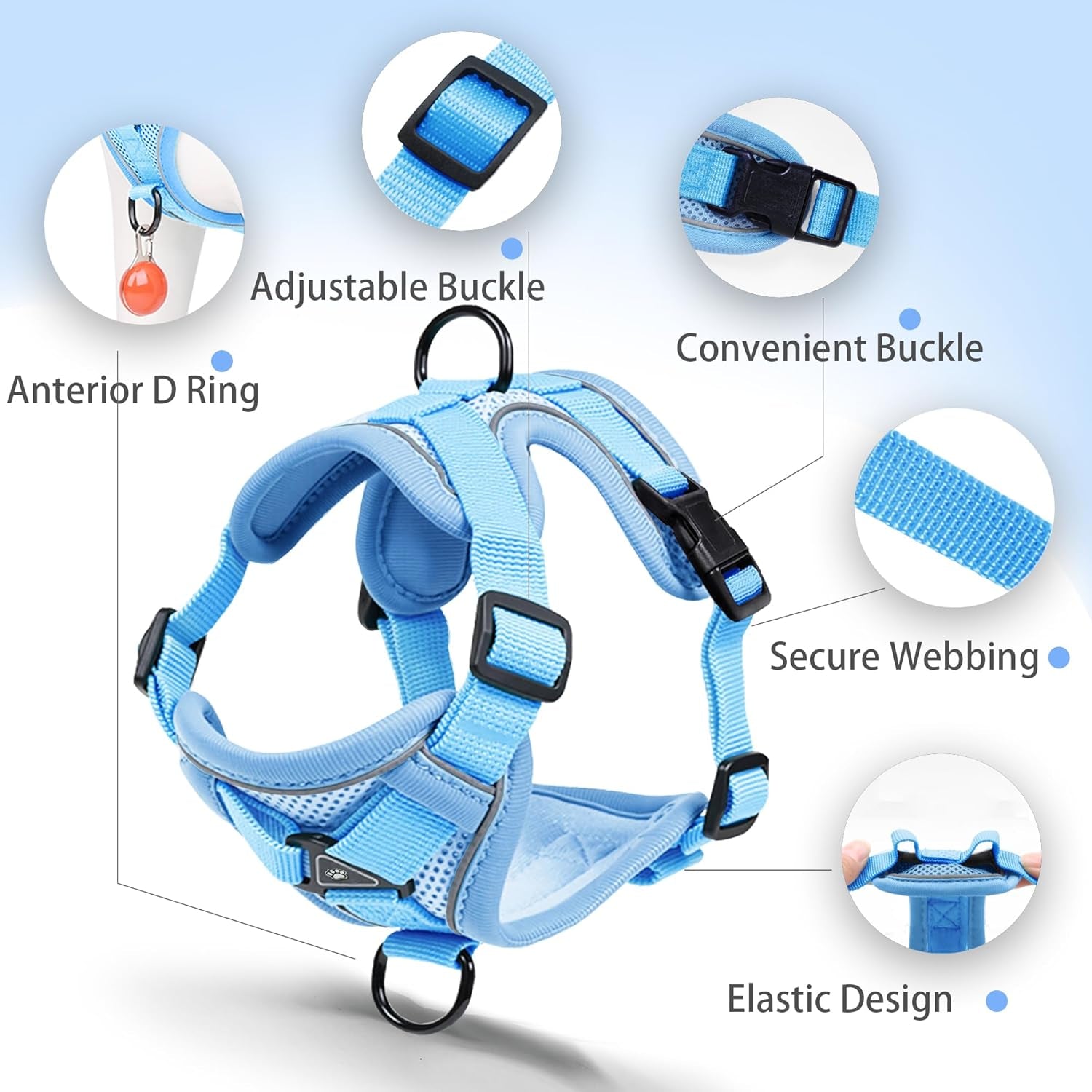 no-pull-dog-harness-with-leash-set-for-small-sized-dog-reflective-adjustable-no-choke-front-clip-cat-vest-harness-with-breathable-mesh-comfortable-soft-padded-pet-vest-blue-m