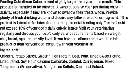 Smartbones Triple Flavor Wings Rawhide-Free Dog Treats, 10 Count | with Real Chicken, Beef & Pork, Easy to Digest Chew, No Artificial Preservatives or Flavors, for Adult Dogs4