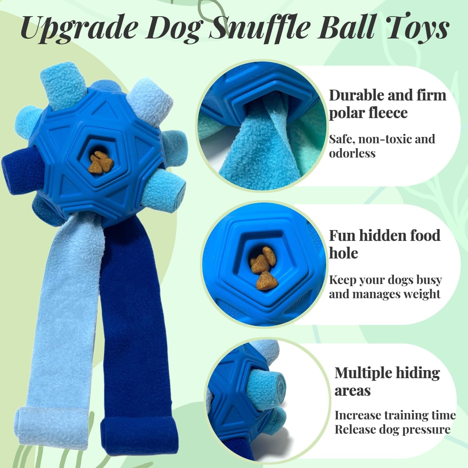 snuffle-ball-for-dog-toys-unbreakable-upgrade-ball-interactive-toy-foraging-snuffle-mat-puppy-treat-dispenser-slow-feeder-dog-puzzle-toys-for-small-medium-large-pets-blue