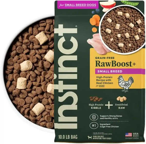 Instinct Rawboost Small Breed, Natural Dry Dog Food with Freeze-Dried Pieces, High Protein, Grain-Free Recipe - Real Chicken, 3.5 Lb. Bag11