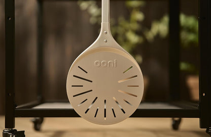 Ooni Pizza Turning Peel - 9 Inch Aluminum Perforated Pizza Peel, Lightweight Metal Pizza Turner with Long Handle, Pizza Tools, Pizza Oven Accessories8