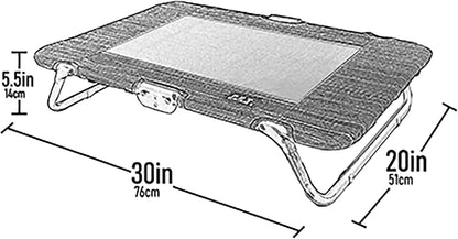 Pet Gear Lifestyle Pet Cot Elevated Bed, 30 Inch, Caribbean Ocean | No Assembly Required, Premium Tear Resistant Cooling Mesh, Indoor & Outdoor, Lightweight & Portable2