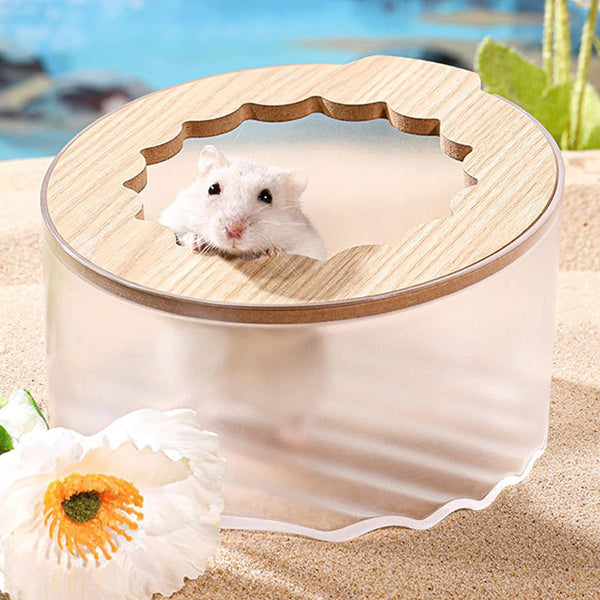 Hamster Sand Bath Box, Small Animal Bathroom & Digging Room, Easy to Clean, for Dwarf & Syrian Hamster, Gerbil1